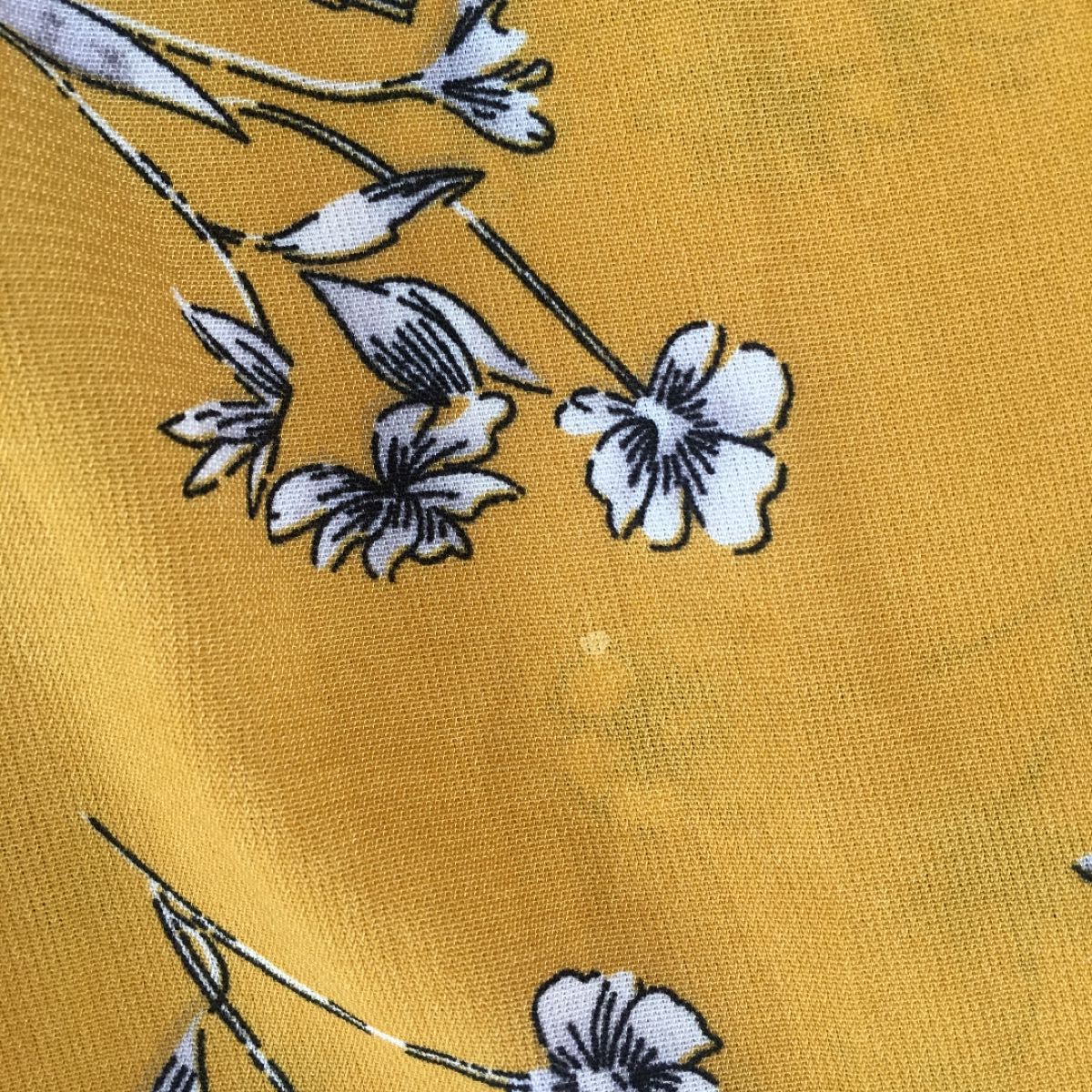 花柄 カシュクールワンピース 半袖 ロングワンピース ロングスカート 切り替えワンピース きれいめ 黄色 山吹色 イエベ
