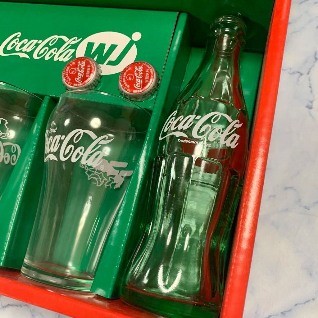 G126 Coca-Cola Wj コカコーラ ウエストジャパン誕生記念ボトル・グラスセット(1999.7.1) 2箱セット【未使用】非売品　箱入　コカ・コーラ_画像2