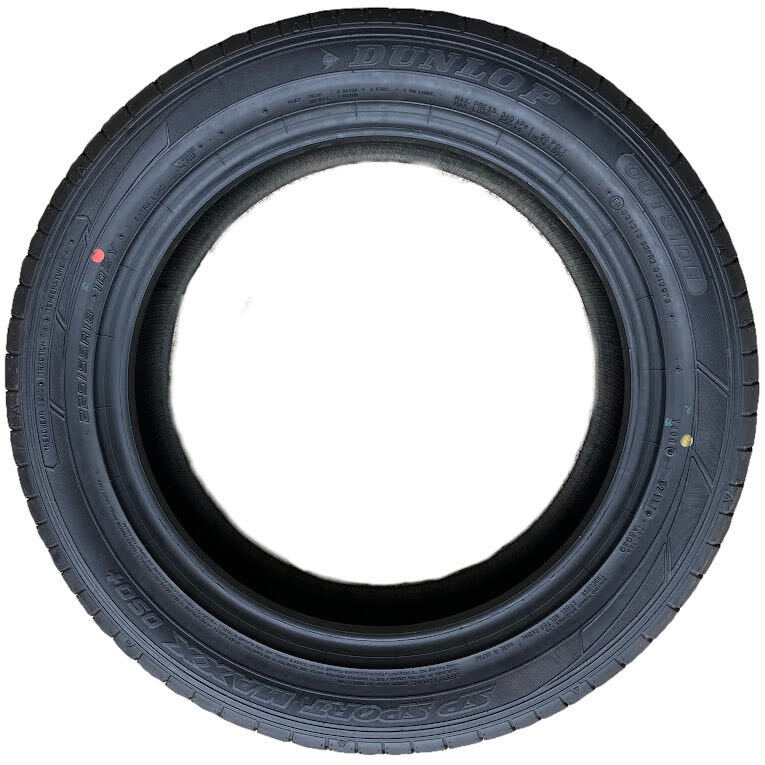 保管袋付 送料無料 新品 4本 (001104) 2017年製　DUNLOP　SP SPORT MAXX050+ 225/55R18 102Y 夏タイヤ 訳あり商品 汚れ、ひび割れアリ_画像4