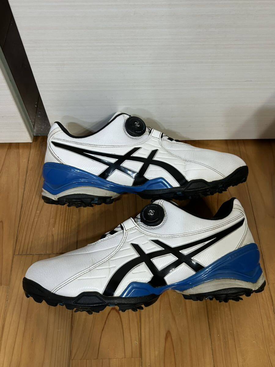 4ラウンド使用のみ　27.5㎝ asics アシックス ゲルエース BoA ボア　tgn 910 ゴルフ シューズ_画像2