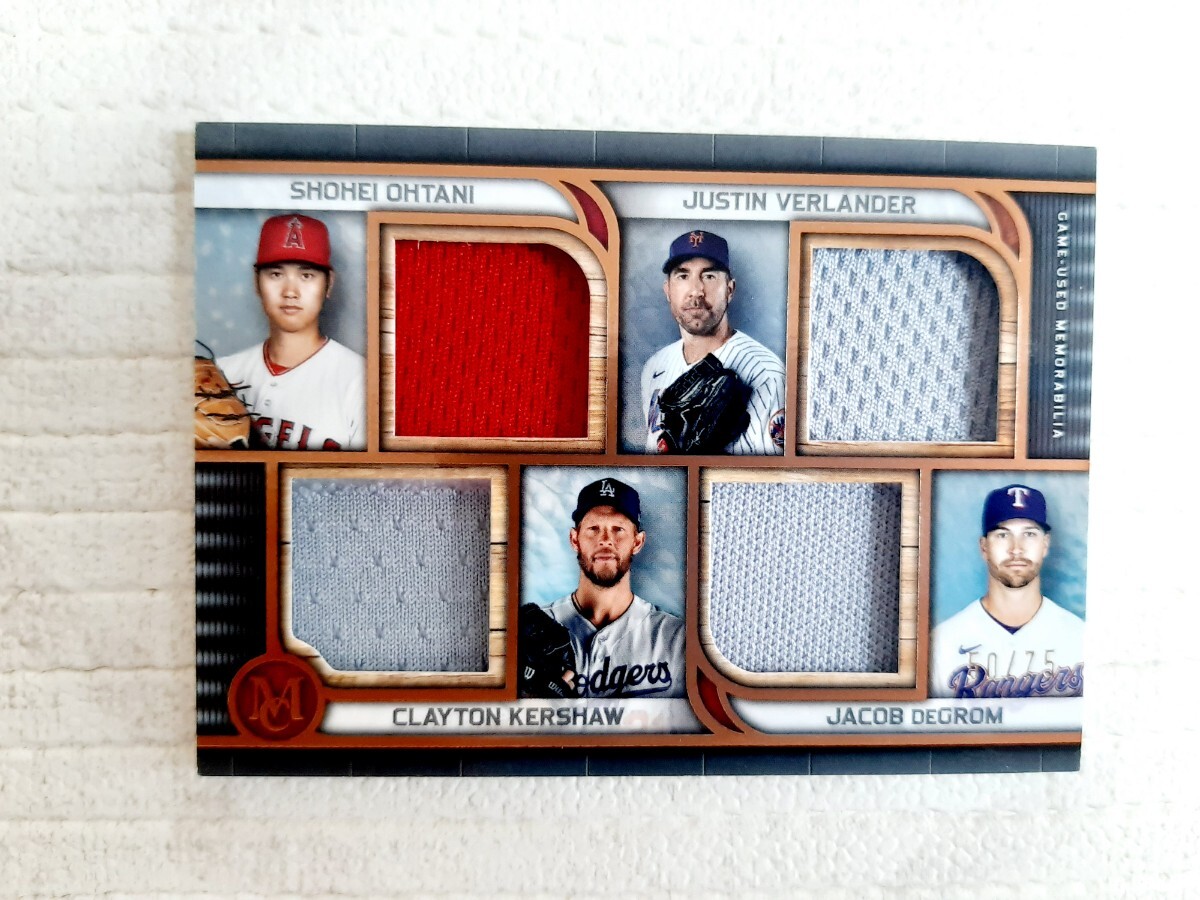 Topps 2022 Quad Relic Card 75枚限定 大谷翔平_画像1