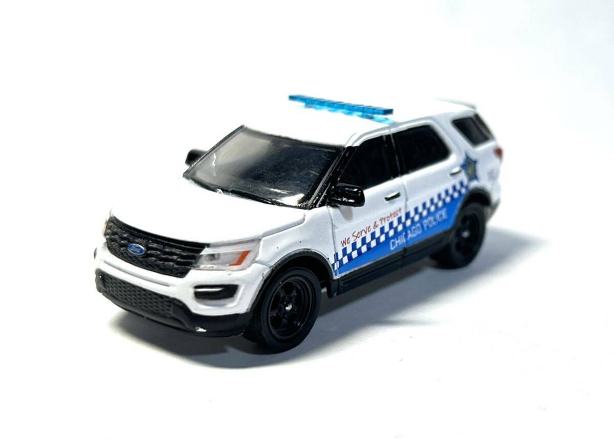 Greenlight グリーンライト 1/64 2016 Ford Police Interceptor - Chicago Police Department フォード シカゴ市警 パトカー 本体のみの画像1