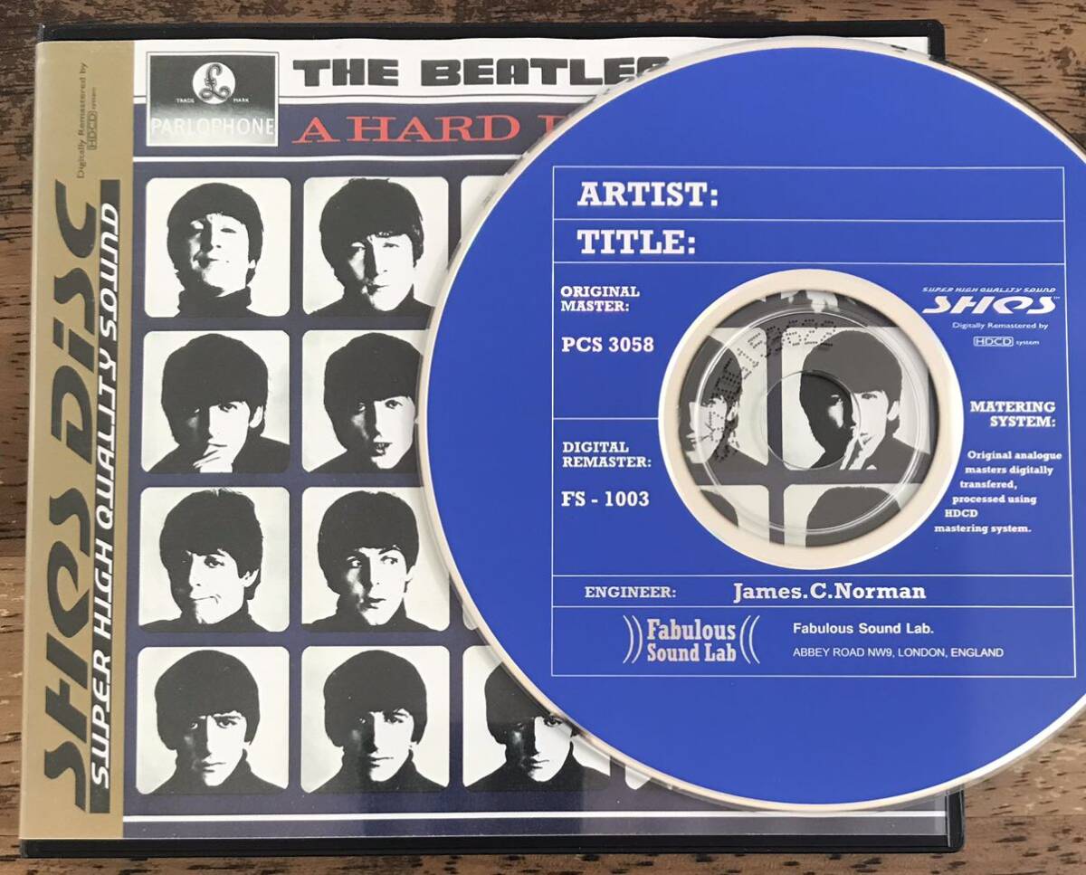 究極高音質SHQS盤 The Beatles / Beatles For Sale: Super High Quality Sound: Fabulous Sound Lab / Limited Edition No.000283 (1CDR) /_画像1