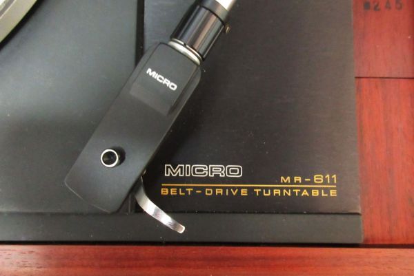 ★レコードプレーヤー ★MICRO マイクロ MR-611 ターンテーブル ★通電 回転確認済みの画像3