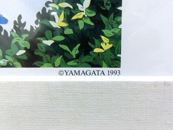 アートポスター★ヒロヤマガタ HIRO YAMAGATA 額入りポスター A Day at the Fair 1993 縦89.5×横89.5cm★ART★_画像5