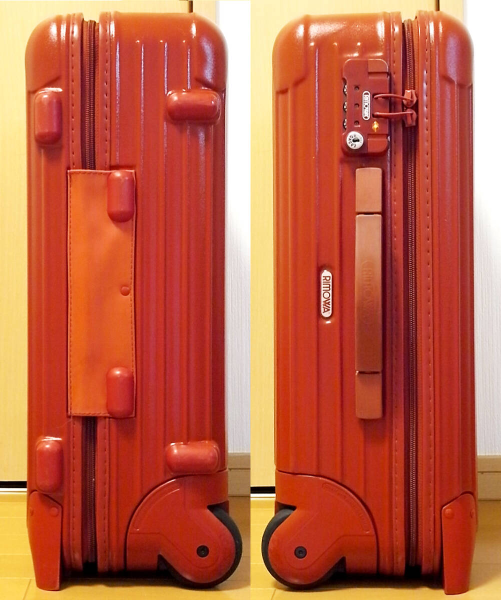 ◇美品 RIMOWA Salsa/リモワ サルサ 35L 【機内持込可】 超軽量 定番人気色 レッド◇メンテナンス・クリーニング済みの画像3