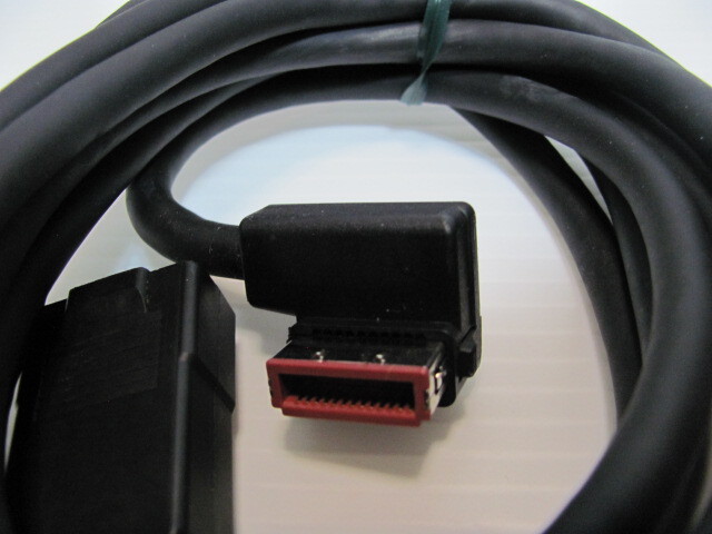 カロッツェリア USB変換アダプター CXE1002 付 RGB26ピン 延長ケーブル 2m 赤コネクター HRZ099 900 990 中古 26P carrozzeria E28-33_画像2