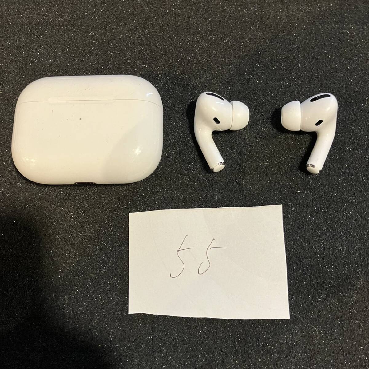 正規品 最安 美品 送料無料 動作確認済み Apple 純正 Air Pods Pro A2083 A2084 A2190 アップル エアーポッズ プロ 本体 MWP22J/A 管理55
