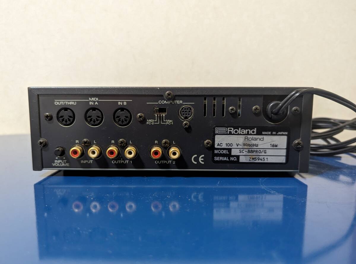 ローランド SOUND Canvas SC-88Pro Roland 通電のみ確認 動作未確認 ジャンクの画像2