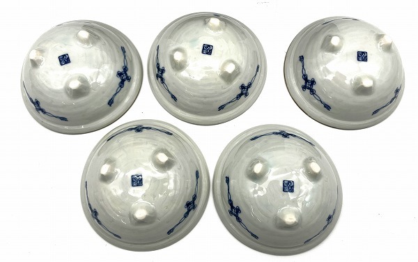 ◇Kansai fine china 山本寛斎 柄違い 5枚セット 皿 和食器 コレクター放出品◇　_画像5