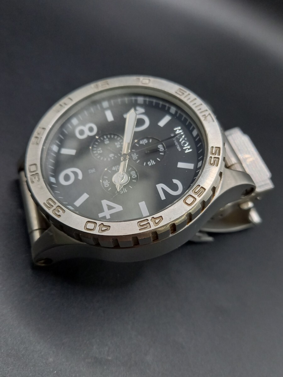 ★NIXON/ニクソン　クロノグラフ　メンズ腕時計　クォーツ　動作未確認　THE51-30 0330NA_画像3