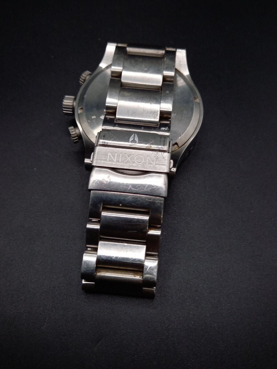 ★NIXON/ニクソン クロノグラフ メンズ腕時計 クォーツ 動作未確認 THE51-30 0330NAの画像4