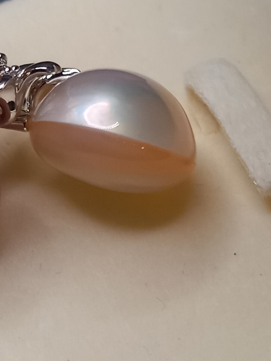 *TASAKI/ Tasaki Shinju подвеска с цепью pearl silver цвет примерно 14.0414A