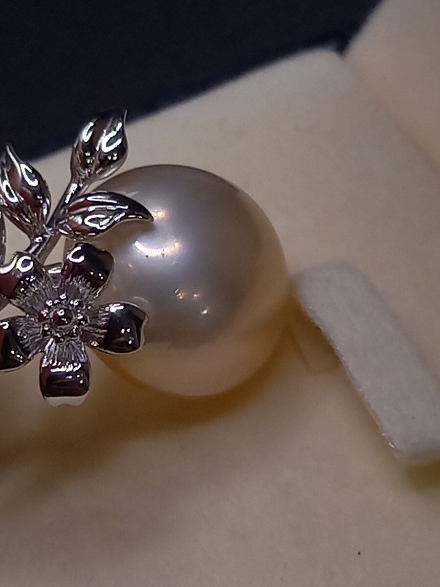 *TASAKI/ Tasaki Shinju подвеска с цепью pearl silver цвет примерно 14.0414A