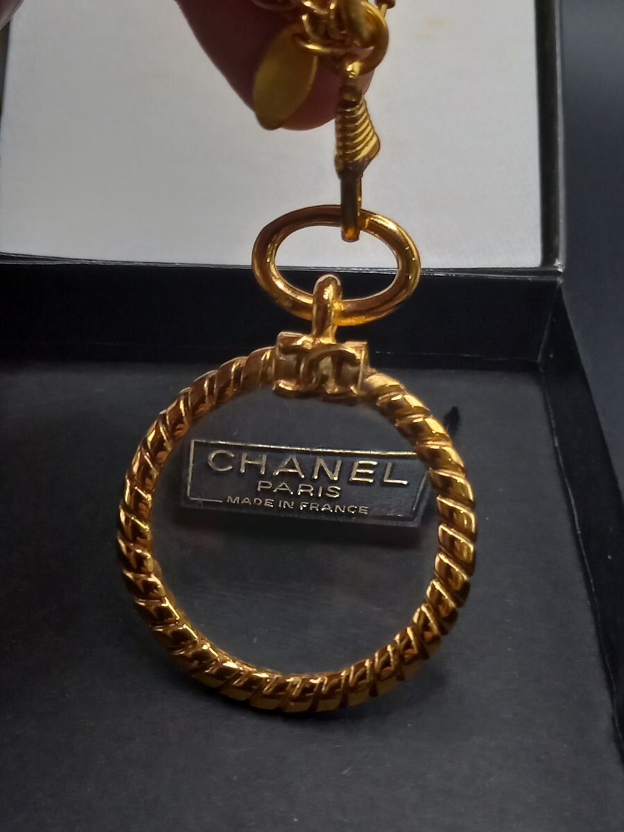 ★CHANEL/シャネル　ルーペ　ロングネックレス　チェーン　ヴィンテージ　ゴールドカラー　0415A