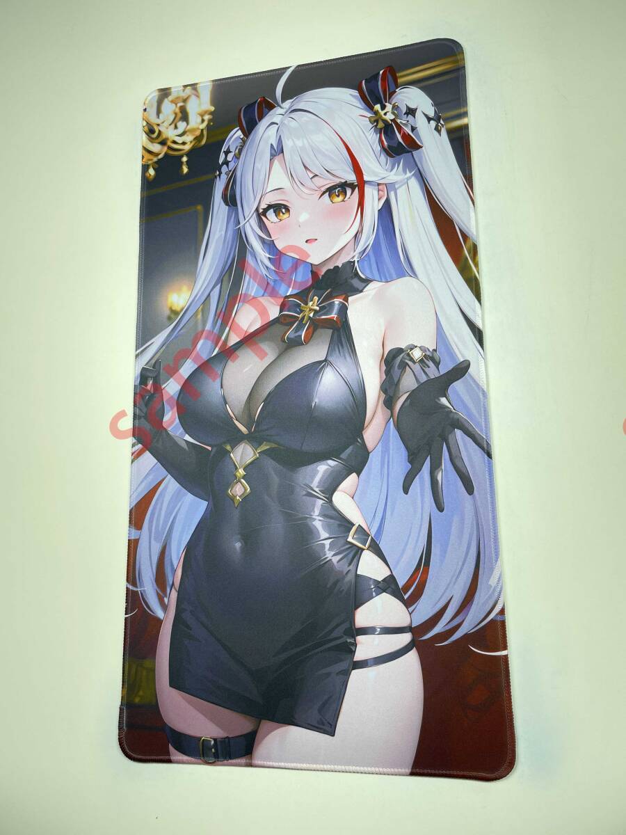 【1円スタート】プレイマット 制服 美少女 コスプレ 女子学生 ビキニ 巨乳 同人プリンツオイゲン Azur Lane Ｚ029－120の画像2