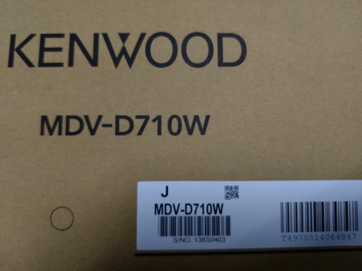 未使用 ケンウッドナビゲーション KENWOOD MDV-D710W_画像2