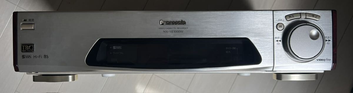 NV-SB1000W ビデオデッキ VHS パナソニック Panasonic SVHS Hi-Fi BSの画像6