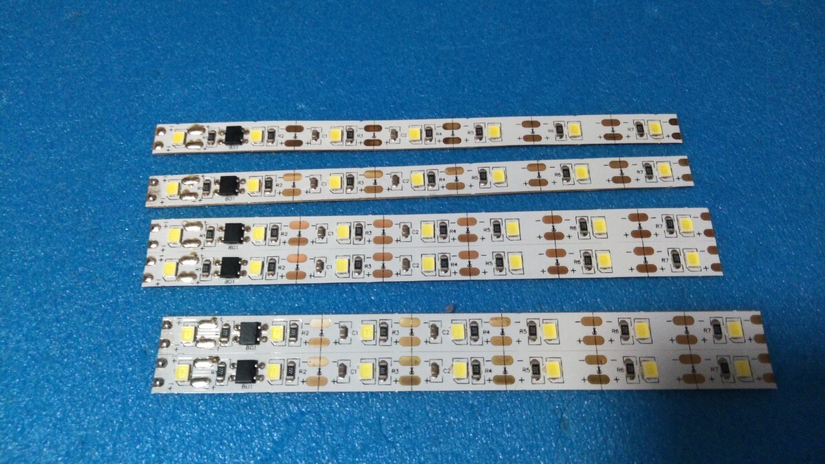 昇龍鉄道 室内灯ユニット グランライト2 白色LED 6本6両分 点灯チェック済 ハンダ付け金具欠品 金具制作して活用できる方どうぞの画像1