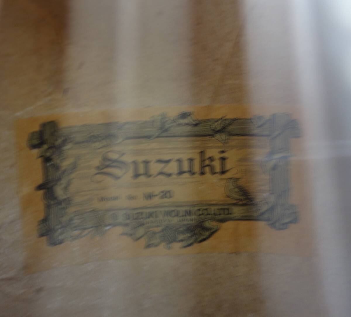  retro музыка подлинная вещь струнные инструменты *SUZUKI VIOLIN CO.LTD Suzuki скрипка Suzuki * мандолина *MODEL NO.M20 * перевозка коробка приложен 