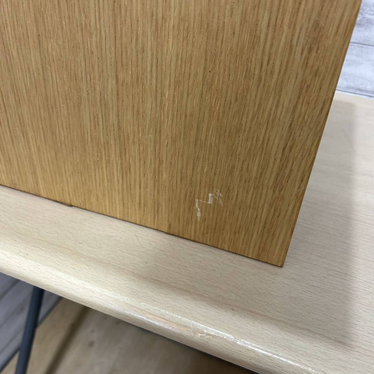 (nm3348) 無印良品 コの字 ラック 木製 テーブルの画像6