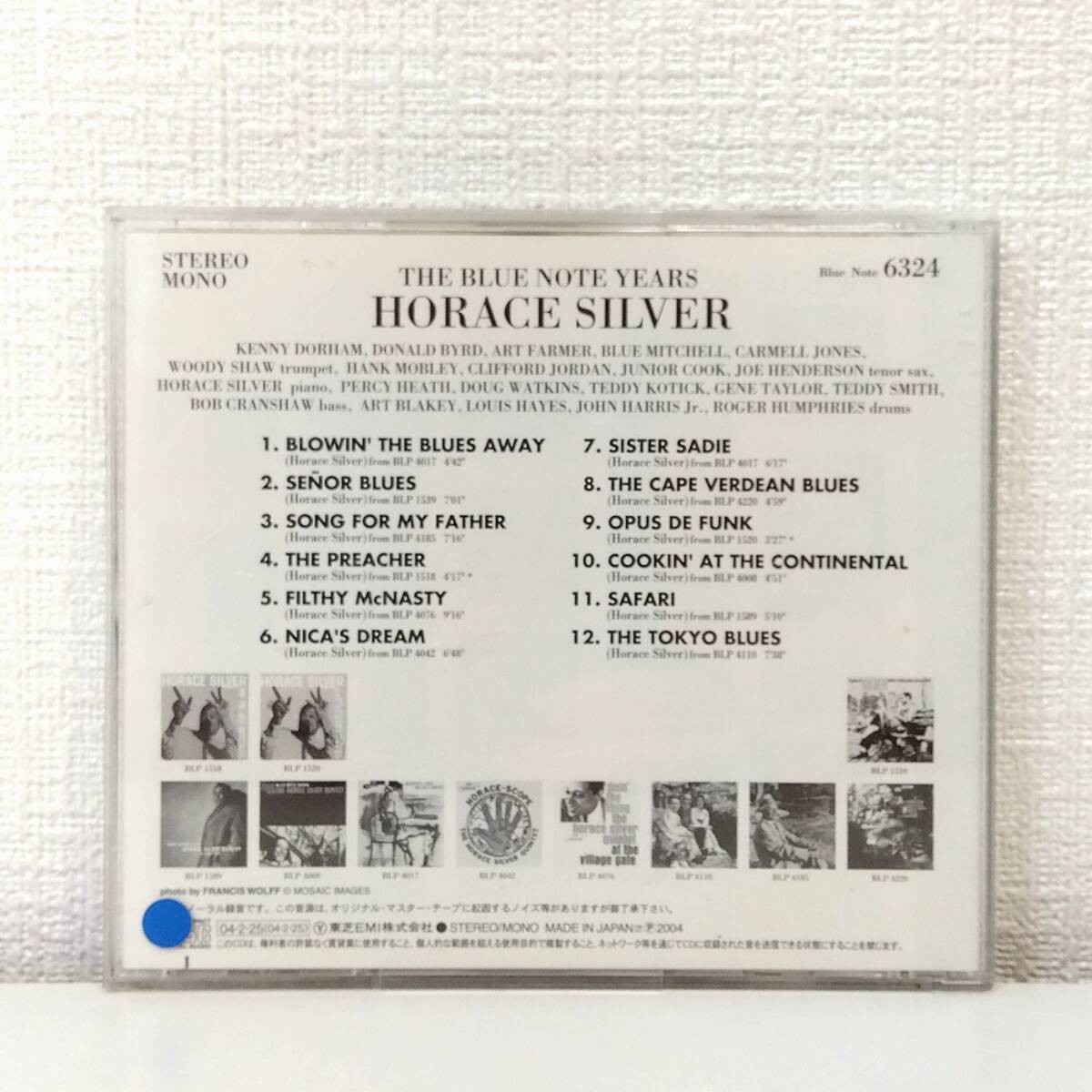 ジャズCD★ Horace Silver ホレス・シルヴァー The Blue Note Years TOCJ-6324_画像3
