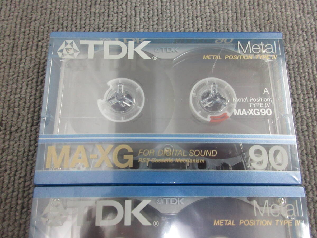 S【4-22】●10 未使用長期品 TDK メタルカセットテープ MA-XG 90分テープ 2点