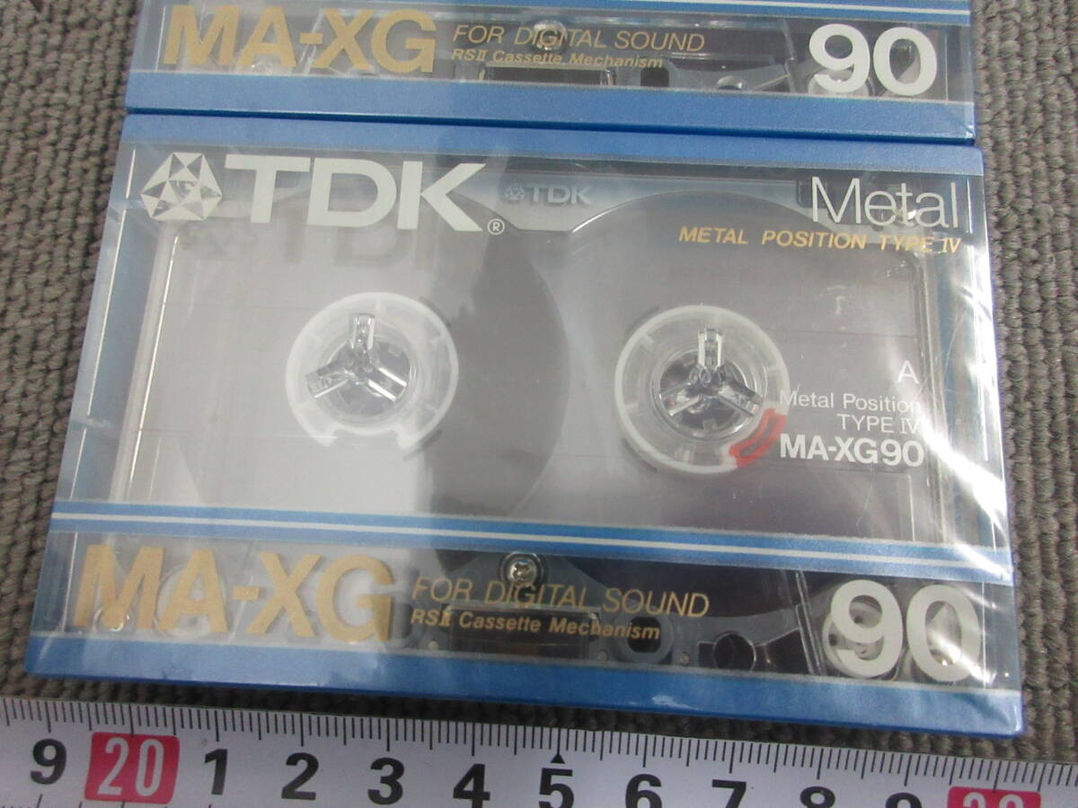 S【4-22】●10 未使用長期品 TDK メタルカセットテープ MA-XG 90分テープ 2点の画像2