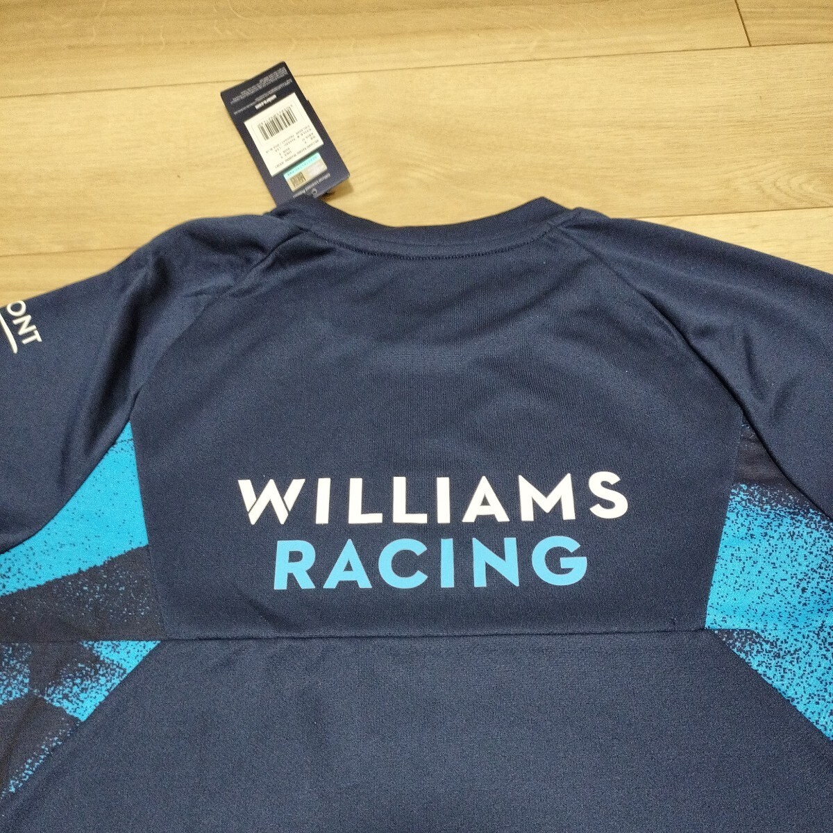 2022 ウィリアムズ レーシングF1 チーム支給品 Tシャツ Sサイズ 日本Mサイズ相当 新品 非売品 アルボン ラティフィ UMBRO 日本GPの画像6