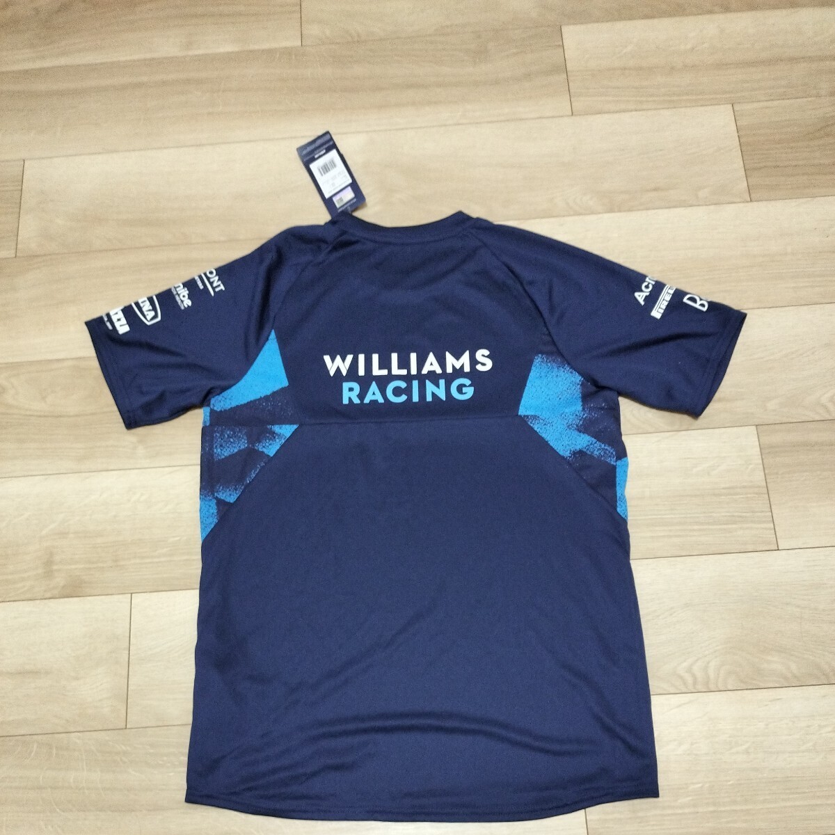 2022 ウィリアムズ レーシングF1 チーム支給品 Tシャツ Sサイズ 日本Mサイズ相当 新品 非売品 アルボン ラティフィ UMBRO 日本GPの画像5