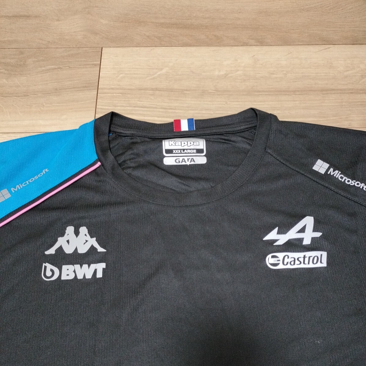 2023 alpine F1 team supplied goods T-shirt 3XL size not for sale gas Lee o navy blue Kappa Japan GP