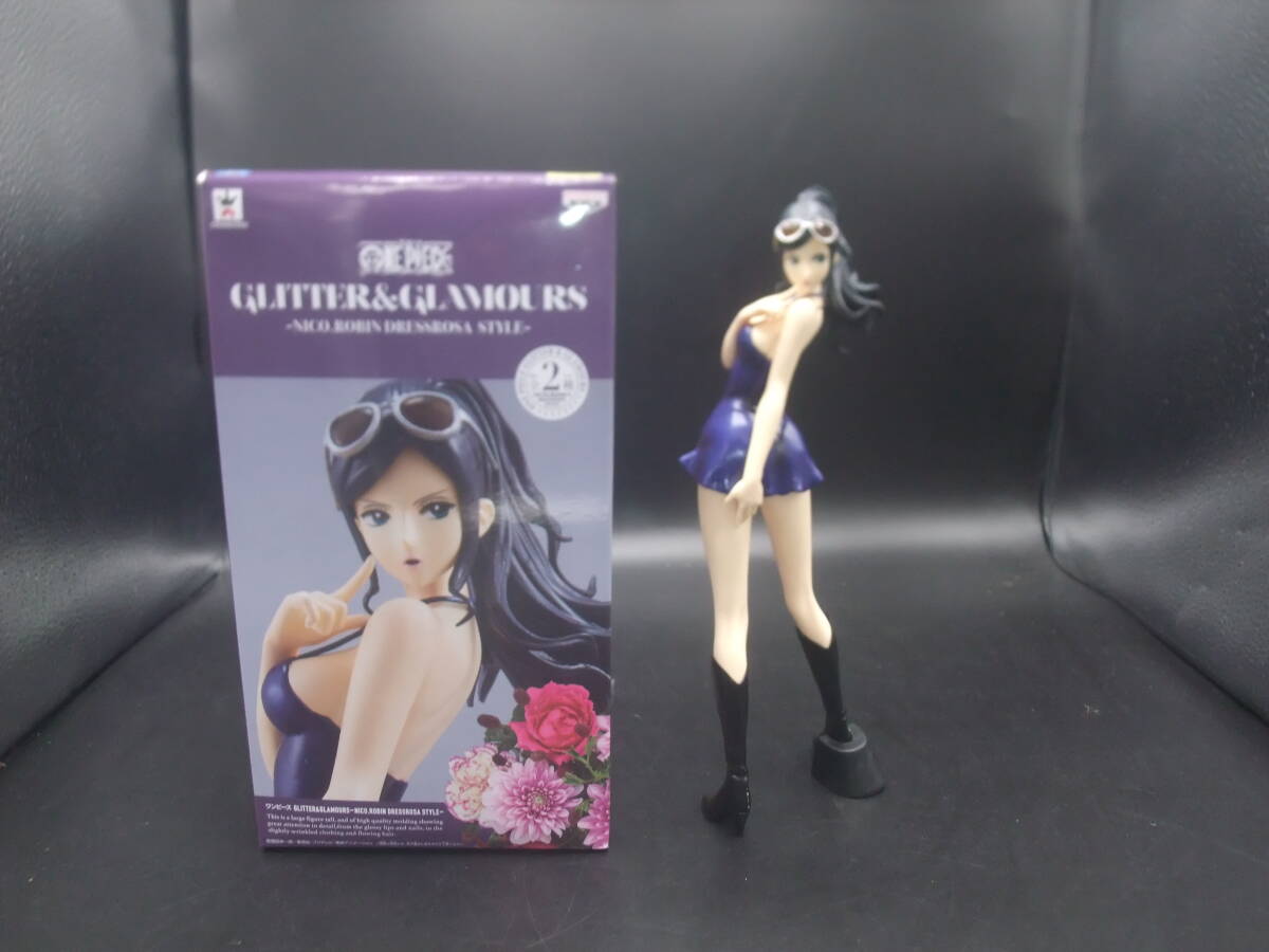 ワンピース GLITTER&GLAMOURS NICO ROBIN DRESSROSA STYLE ニコ・ロビン フィギュア_画像2