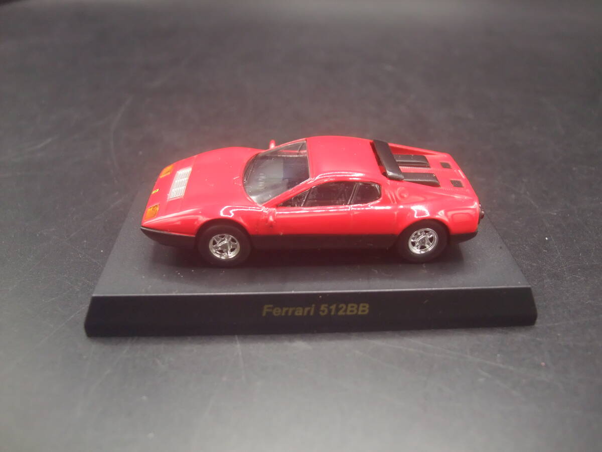 京商 1/64 Ferrari フェラーリ ミニカーコレクション 512BB 赤 レッド ミニカー_画像2
