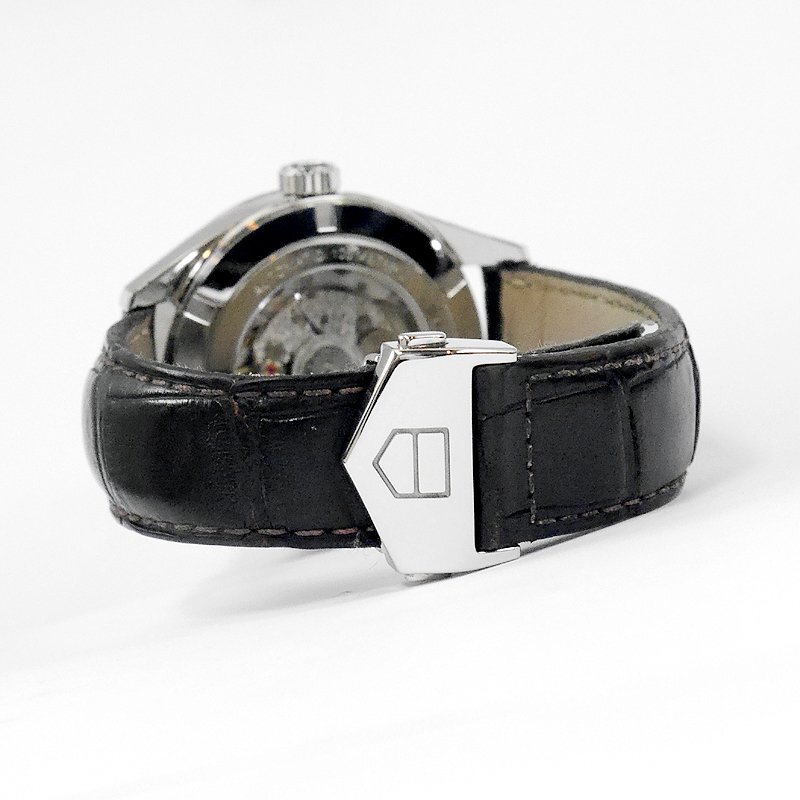 【 редко встречающийся  модель  】TAG HEUER ...  Grand   день  ... ...8 GMT  кожа  ремень  WAR5011.FC6291  мужской   часы   популярный  ... часы   фешенебельный 