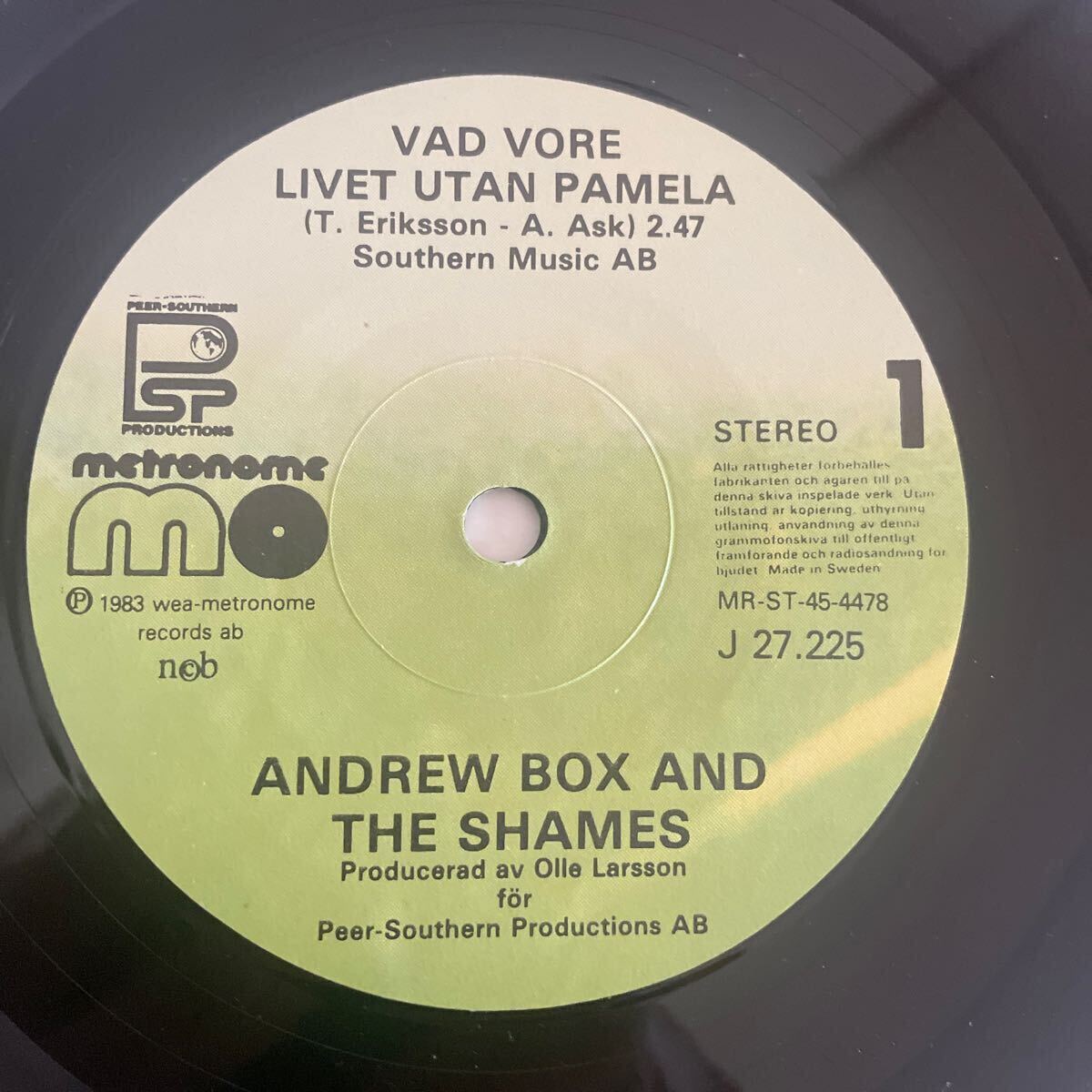 ANDREW BOX AND THE SHAMES/punk rock/power pop/パンク天国/オリジナル盤_画像3