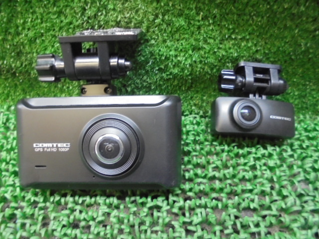 9FD5028 IR4)) トヨタ カローラフィールダー NZE161G 前期型 1.5G 社外品 コムテック ドライブレコーダー前後カメラ ZDR025 ジャンク品の画像2