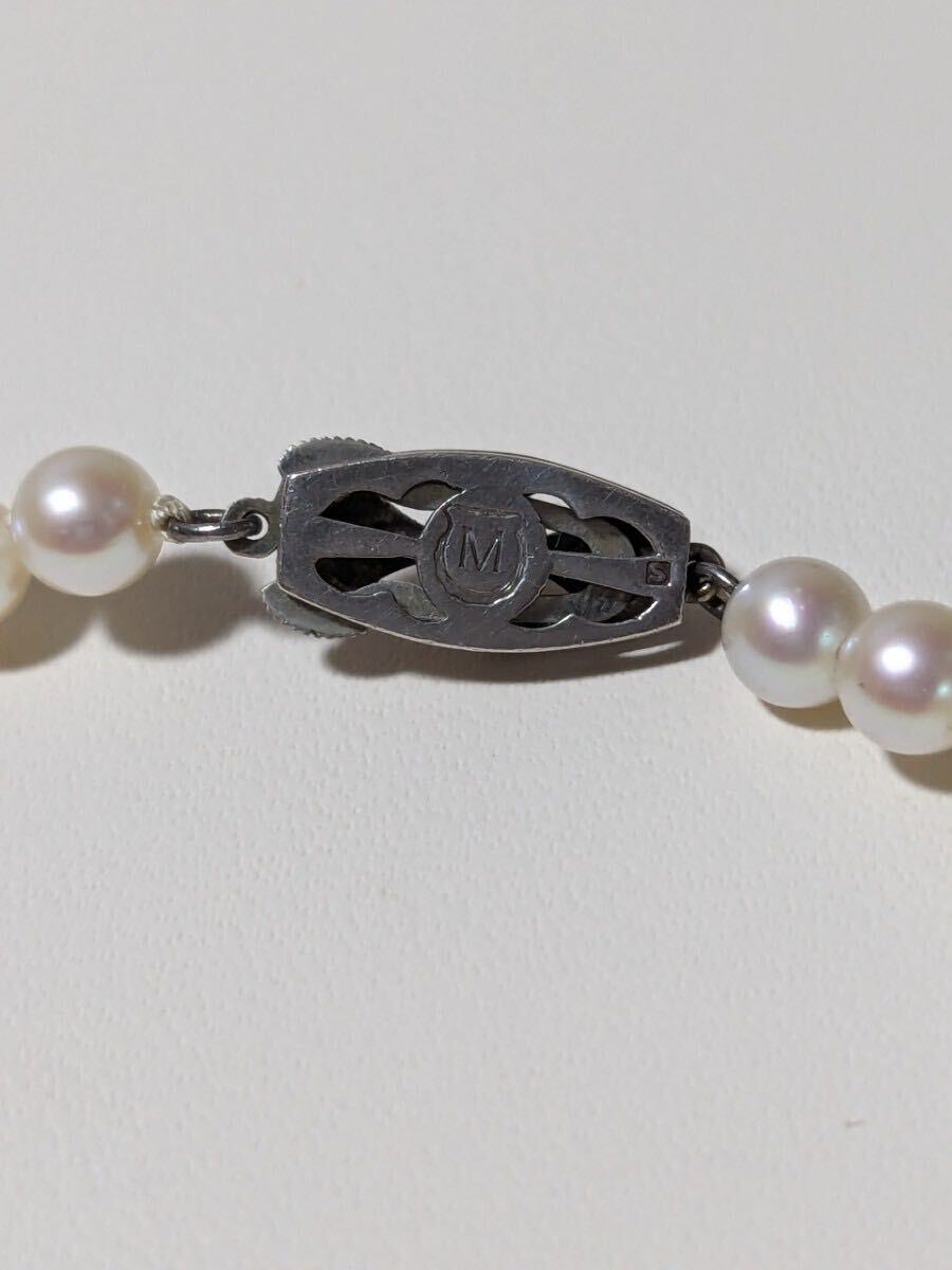 Mikimoto maximum 8.4mm... pearl gradation necklace 