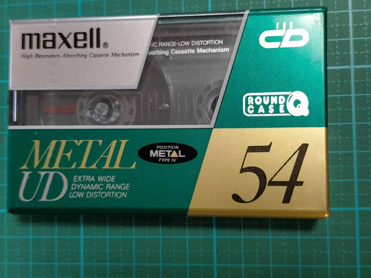 正規品 日本 マクセル カセットテープ maxell METAL UD 54 分 新品 メタル メタルポジション POSITION TYPEⅣ M-UD54 JAPAN cassette tape_画像1