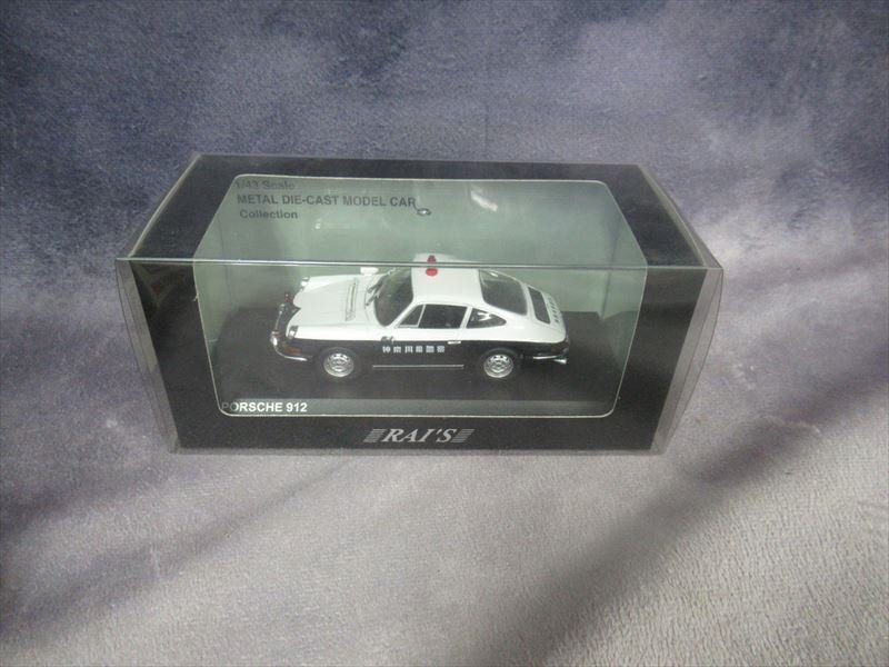 新品 RAI’S レイズ 1/43 Porsche ポルシェ 912 1968 神奈川県警察交通機動隊車両の画像1