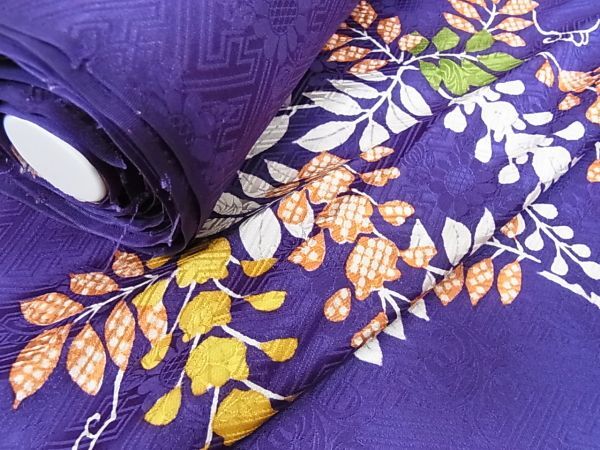 [ Sakura flower ] antique Taisho romance visit wear cloth .. cloth put on shaku . flower writing silk #236