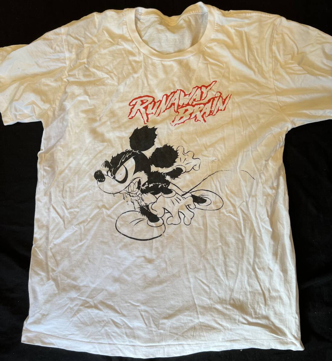 ミッキー Tシャツ ランナウェイブレイン RUNNAWAY BRAIN Mickey Mouse Disneyland ディズニーの画像1