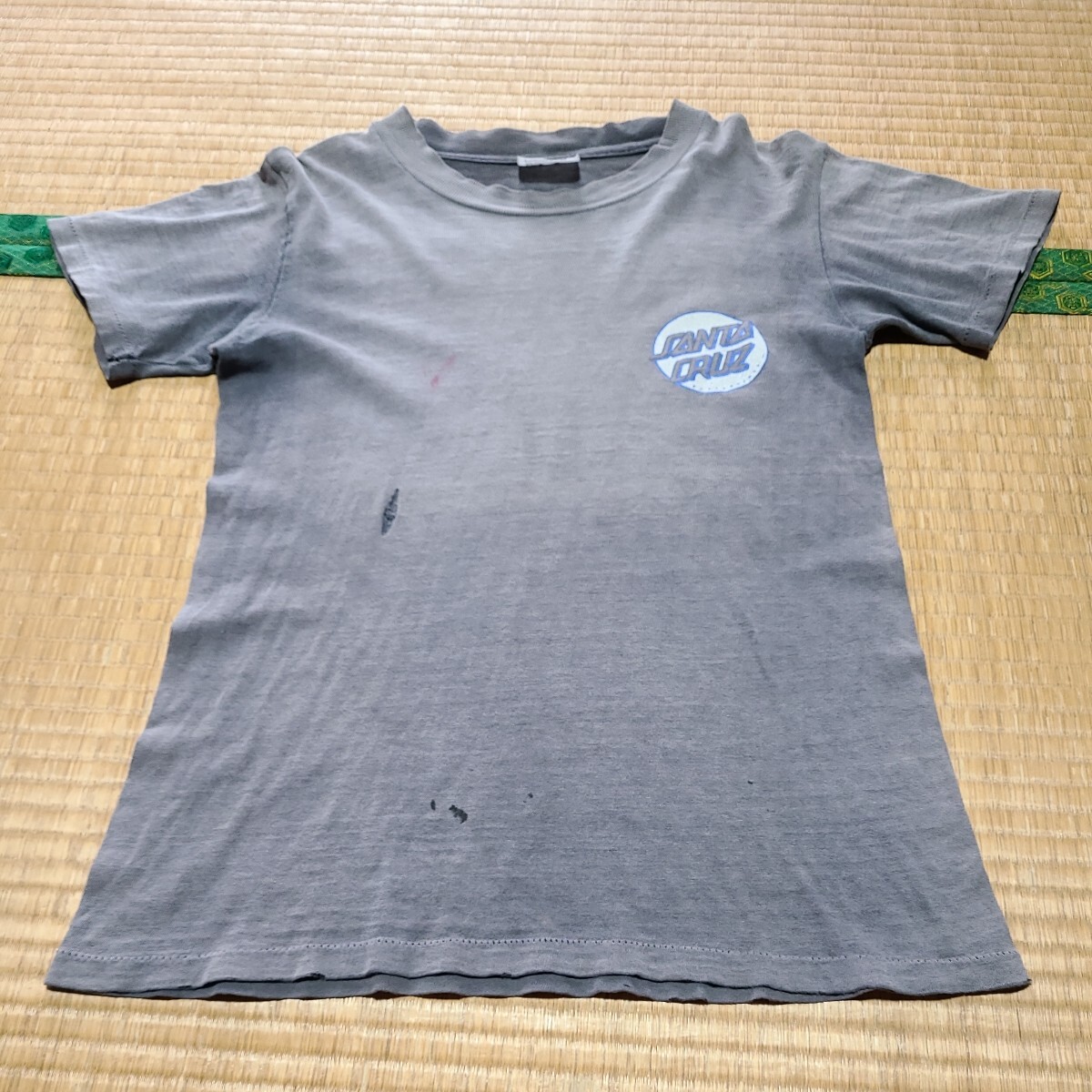 80s USA製 Santa Cruz Skateboards Jeff Grosso Tシャツ サイズS サンタクルーズ NHS スケートボード ヴィンテージ ジェフグロッソ の画像1