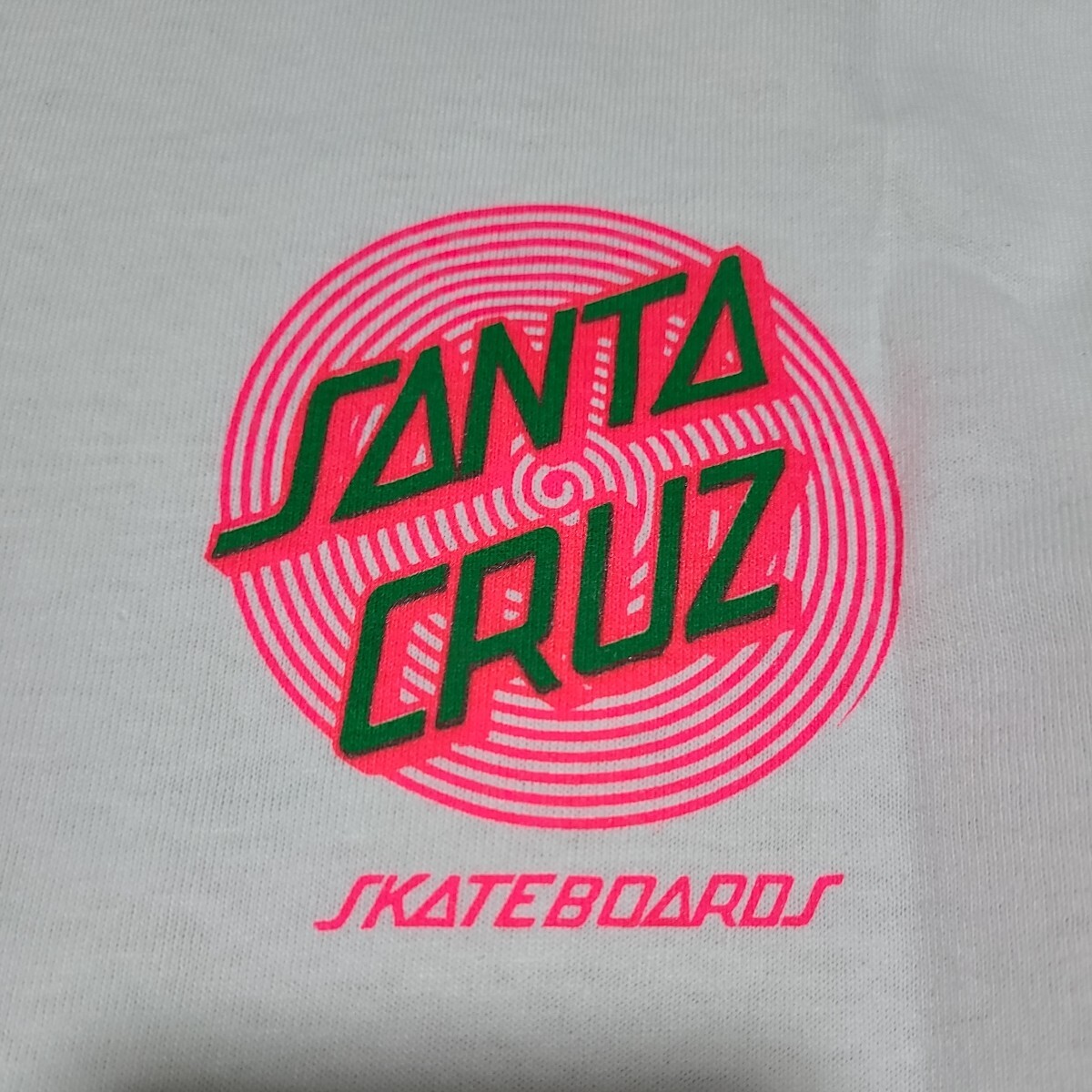 80s 90sUSA製 Santa Cruz Skateboards ロングTシャツ サイズM スケートボード NHS サンタクルーズの画像2