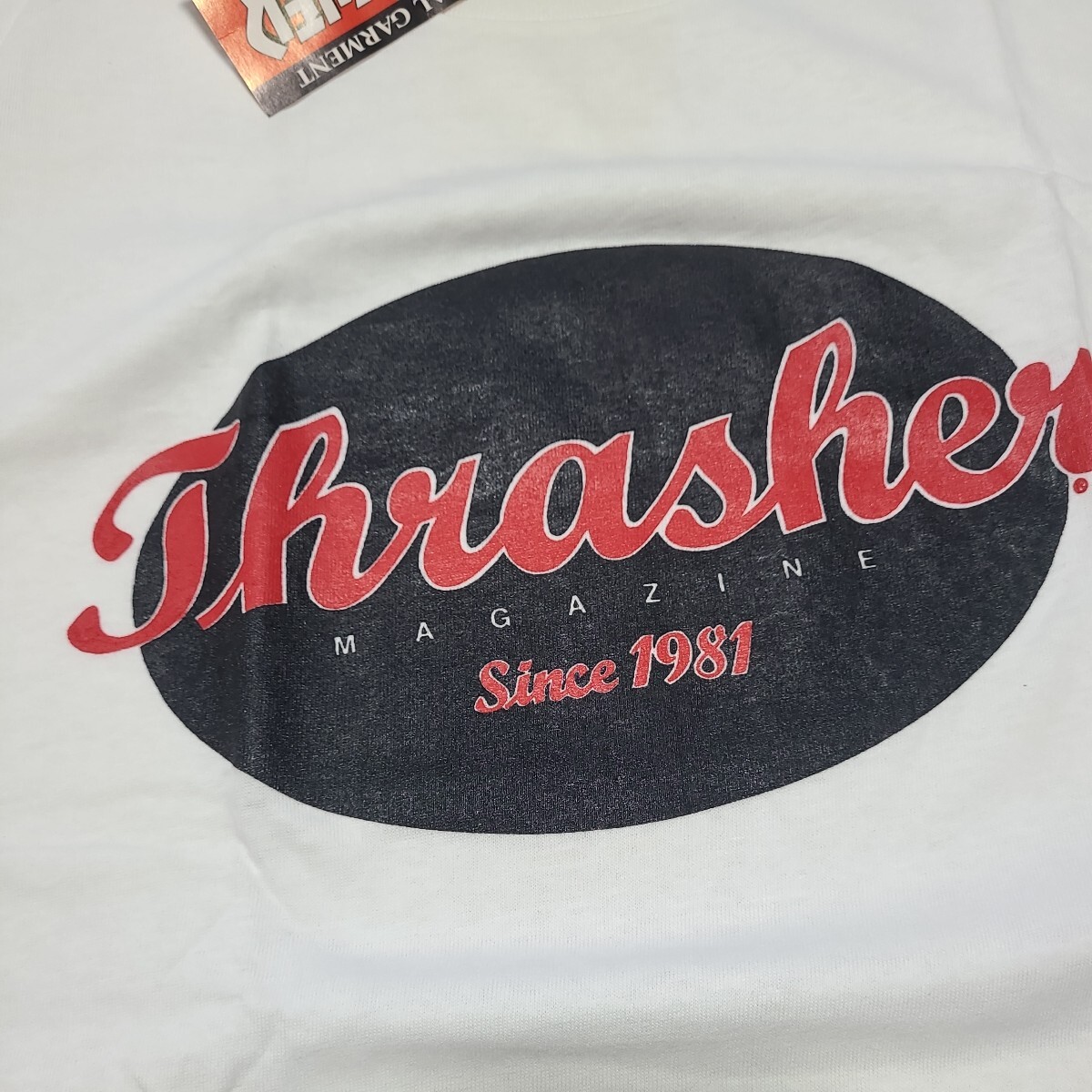 90s USA製 Thrasher Magazine ロングTシャツ サイズL スラッシャー スケートボード ヴィンテージ オニータ_画像2