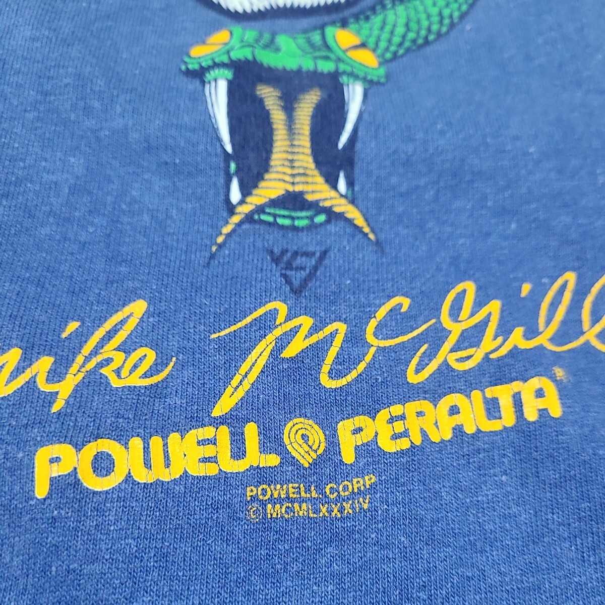 80s 90s USA製 Powell Peralta Mike McGill Tシャツ サイズS パウエル スケートボード ヴィンテージ_画像5