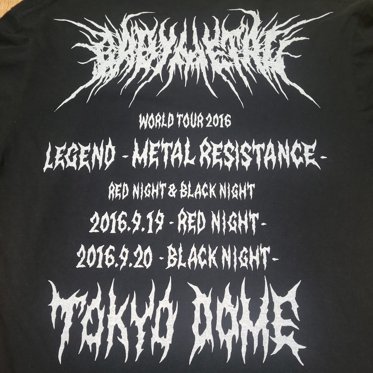 Baby Metal ベビーメタル Tシャツ サイズM #4_画像4