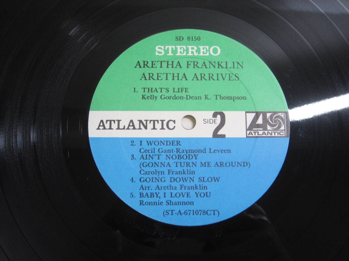 ●LP レコード●ARETHA FRANKLIN アレサ・フランクリン /ARETHA ARRIVES アレサ・アライヴス You are my sunshine ●_画像9