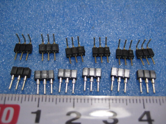【新品即決】超小型機用 マイクロ.3Pコネクター 6セット、、、(K中) の画像1