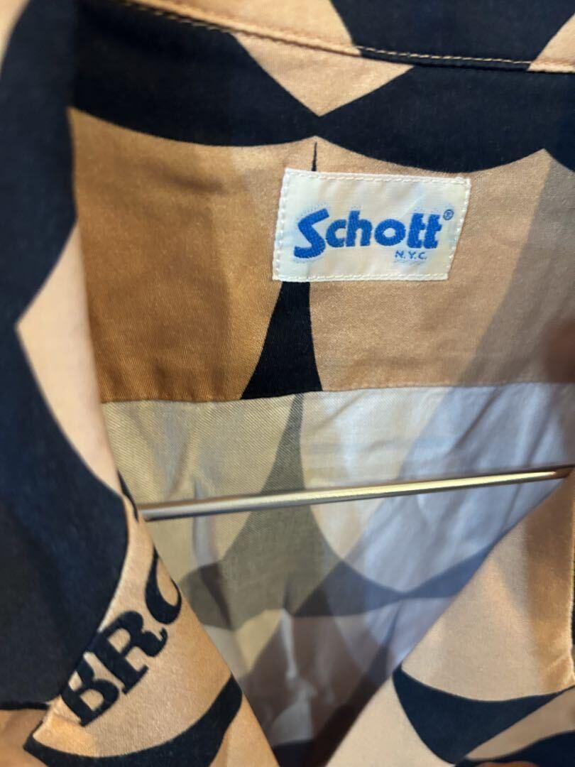 タグ付き ショット Schott レーヨン ハワイアン シャツ shirt M_画像3