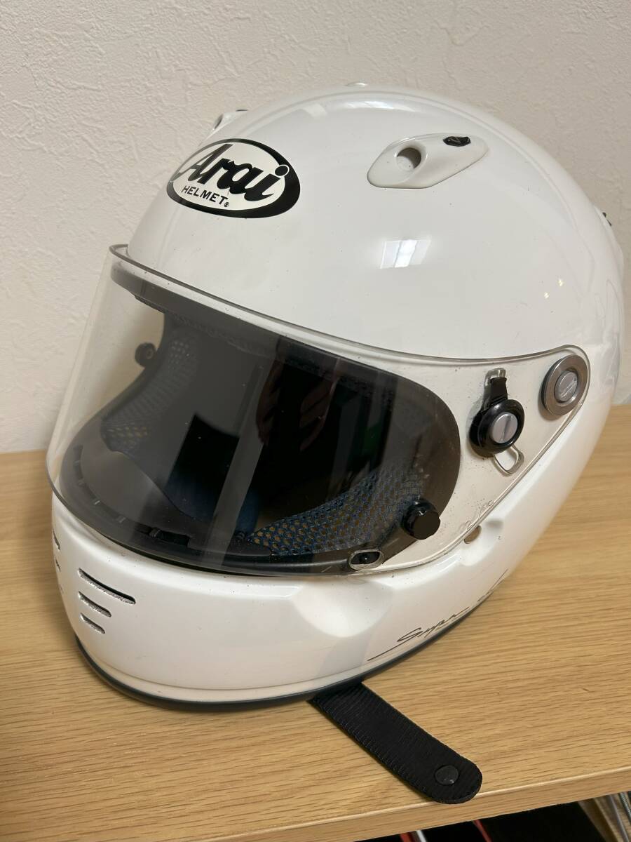 アライ ARAI ヘルメット GP-4X 57・58cm シールドスモーク付きの画像1